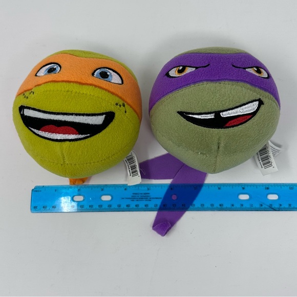 Teenage Mutant Ninja Turtles TMNT Michelangelo and Donatello 5 inch Plush 2014 - Picture 12 of 14
